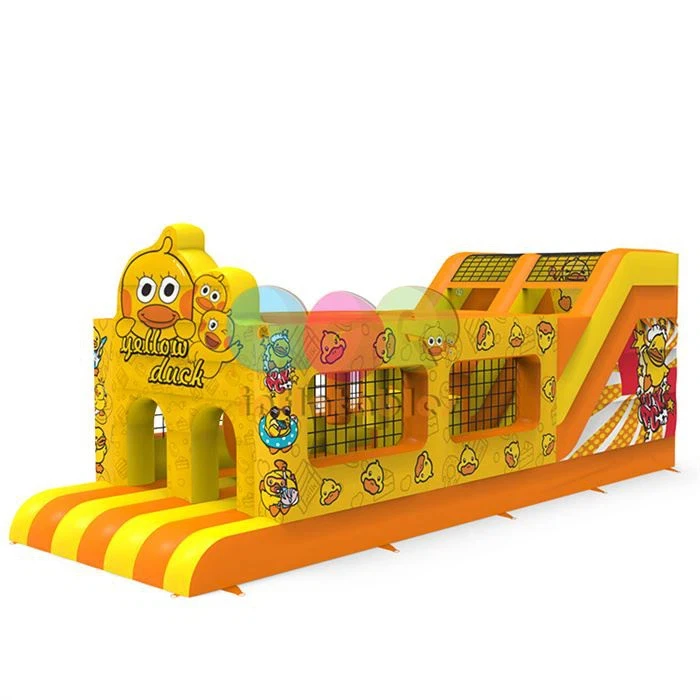 Yellow Duck Inflatable Obstacle Course