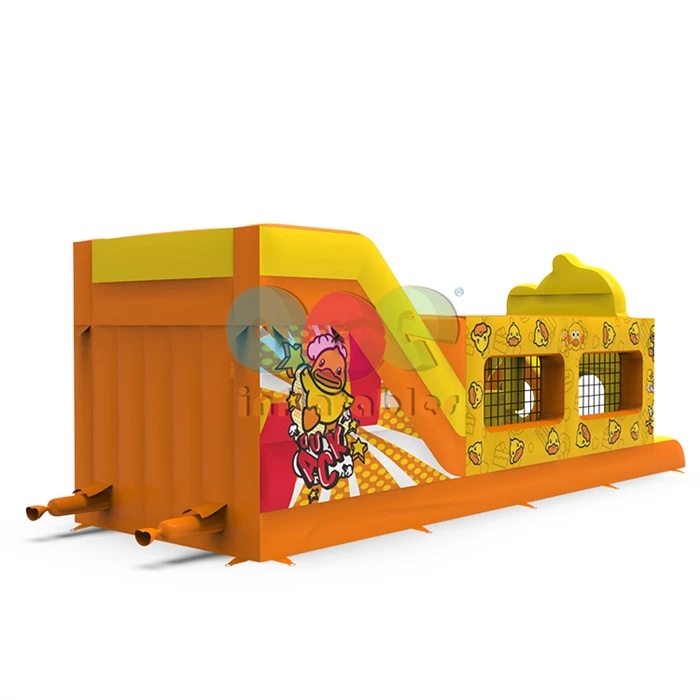 Yellow Duck Inflatable Obstacle Course
